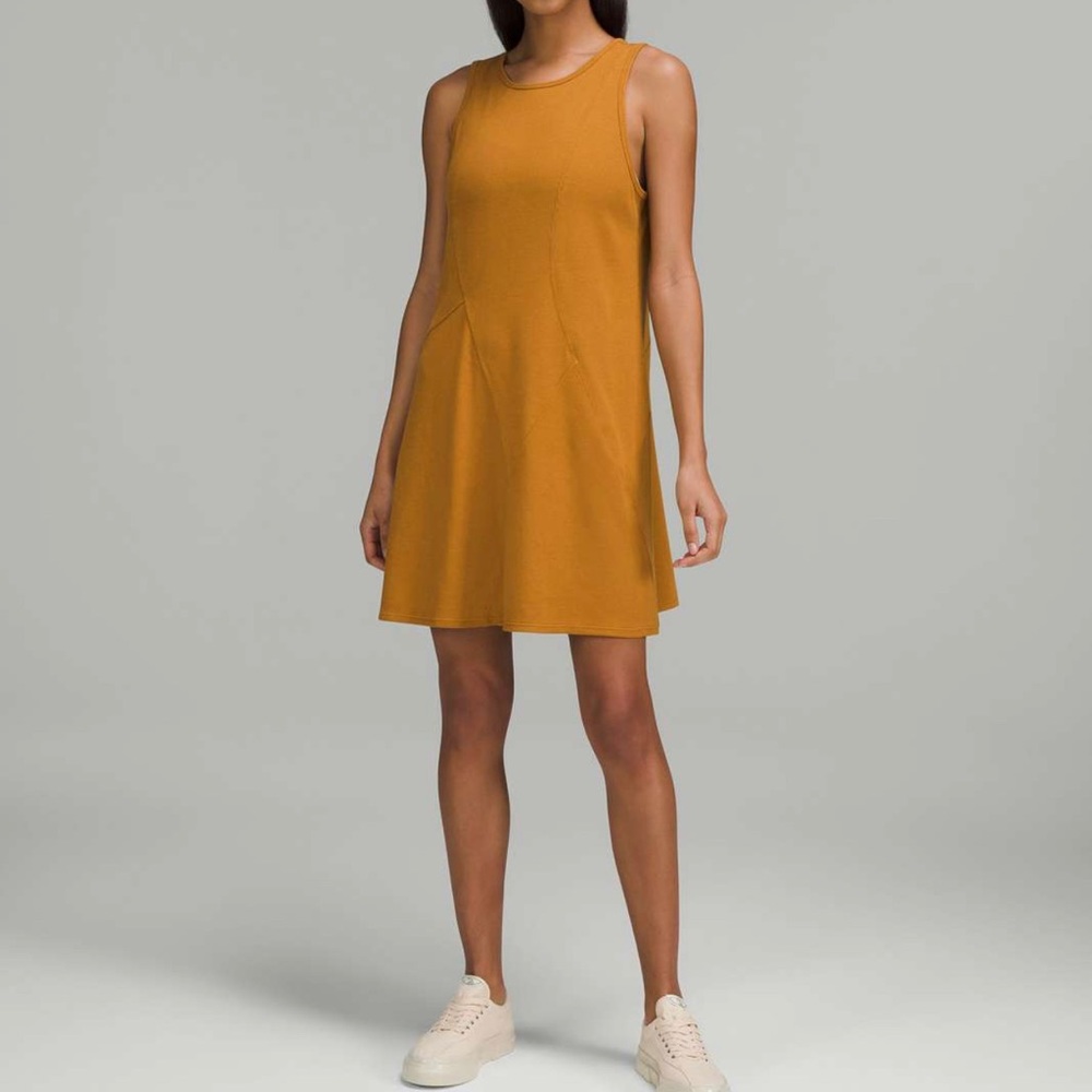 Ribbed modal-cotton dress